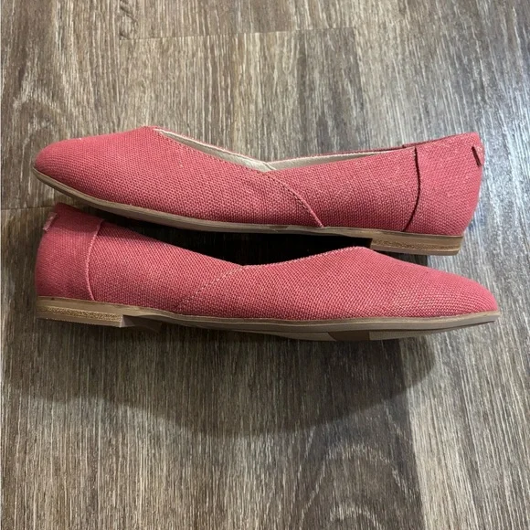 TOMS | EUC Women's Jutti Neat Flat Metallic Ballet Flats Canvas Loafers Shoes, 8 - Picture 7 of 10